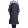 With Pockets Denim Aprons Waterproof Kitchen Work Clothes Long Cooking Aprons  Man/women