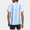 adidas Argentina 2022-23 Authentic Messi Home Jersey White/Light Blue Men Streetwear HF2157