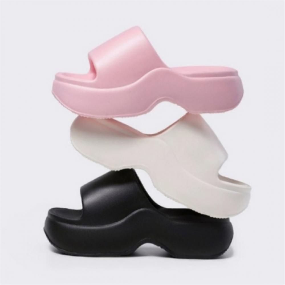 New Arrivals Open Run Women Indoor Slippers Comfortable Thick Sole Platform Shoe