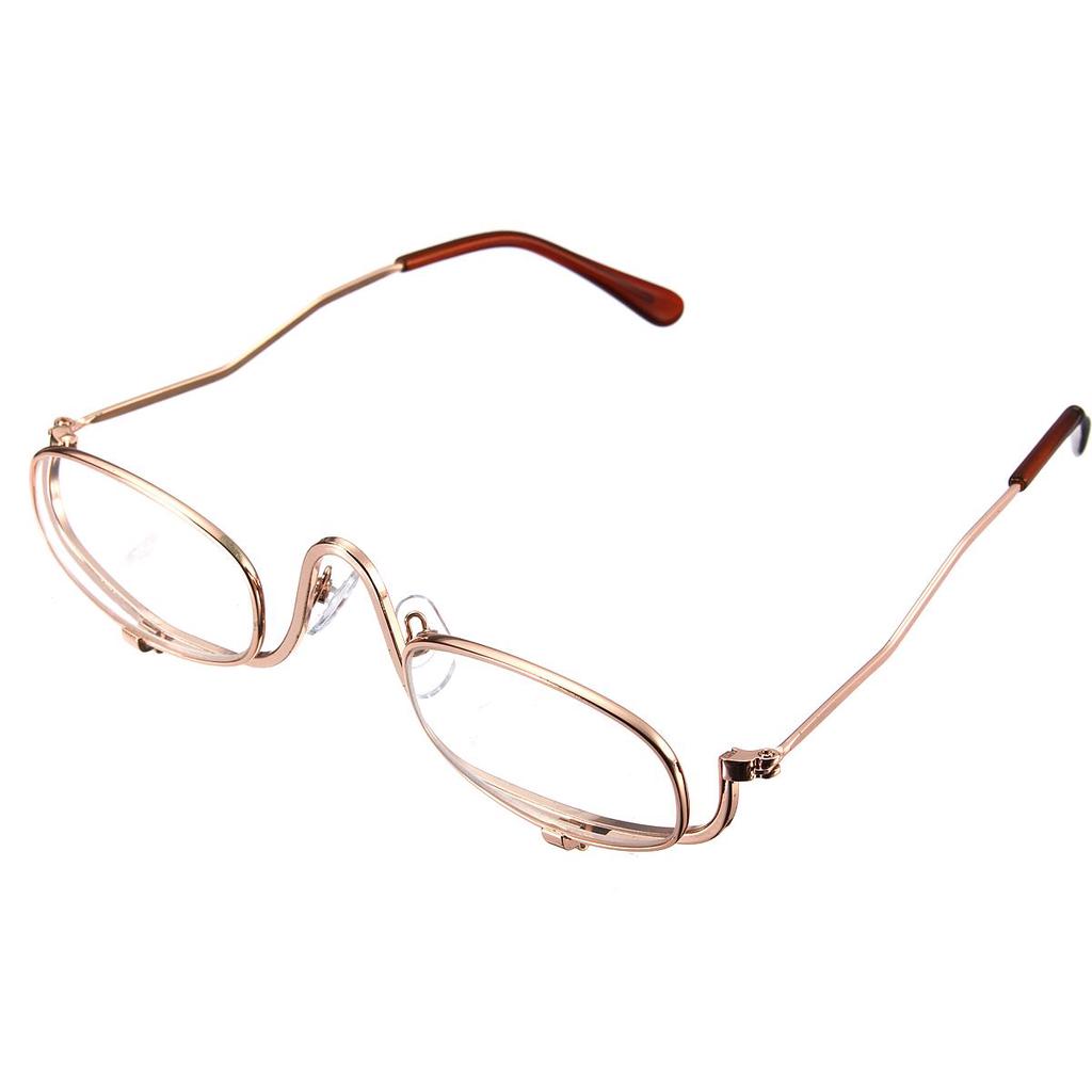 Flip down magnifying glasses eye makeup Clearance