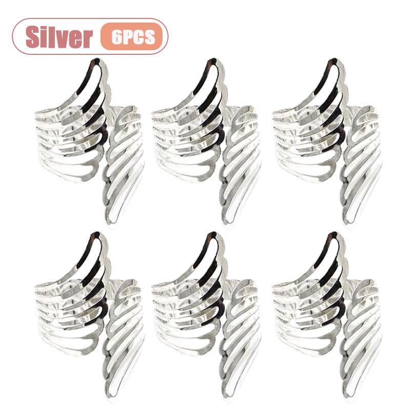 1-24PCS Minimalist Butterfly Wing Napkin Rings Luxury Hotel and Wedding Fine Dining Table Decor Napkin Holders