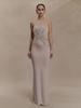 New popular gentle tube top fish tail European and American style waist kink slim women's long evening dress dress