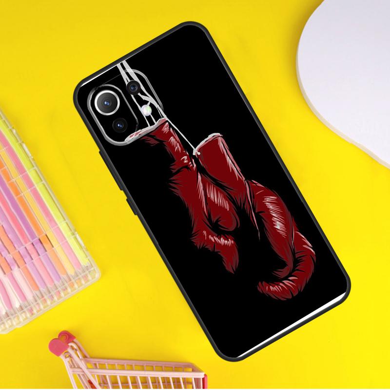 Boxing Gloves Cover For Xiaomi 14T Pro 11T 12T 13T 13 14 Ultra POCO X7 Pro X3 X5 F3 F5 F6 M6 X6 Pro Case