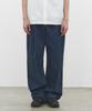 DECET Deep Pleats Wide Jeans Dcpt030Ylblue