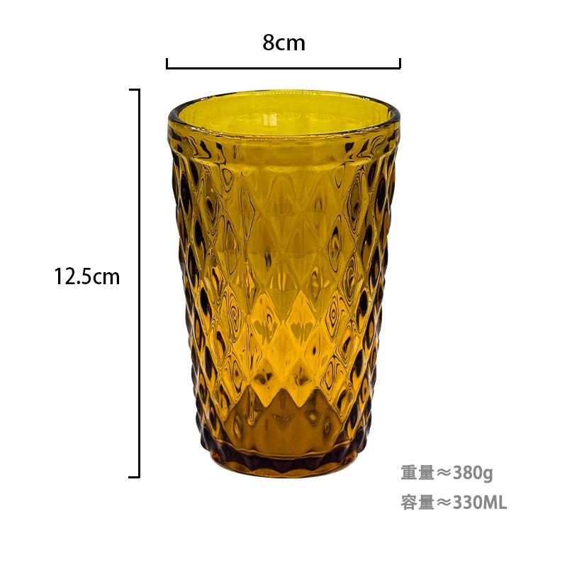 330 Ml Water Glass for Juice Beer Tea Milk Wine Drinking Drinkware for Cold Drink Glasses Family and Friends Party