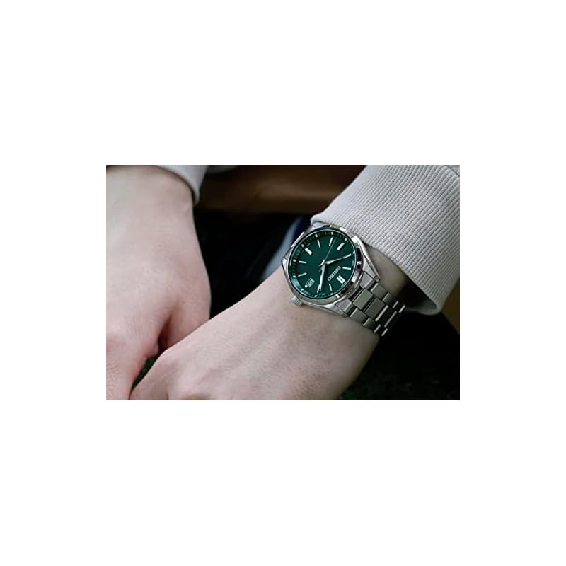 [Seiko Watch] SEIKO SELECTION SBTM319 Japanese-made men's wristwatch, solar-powered, radio-controlled, date calendar, green dial, 10 ATM water