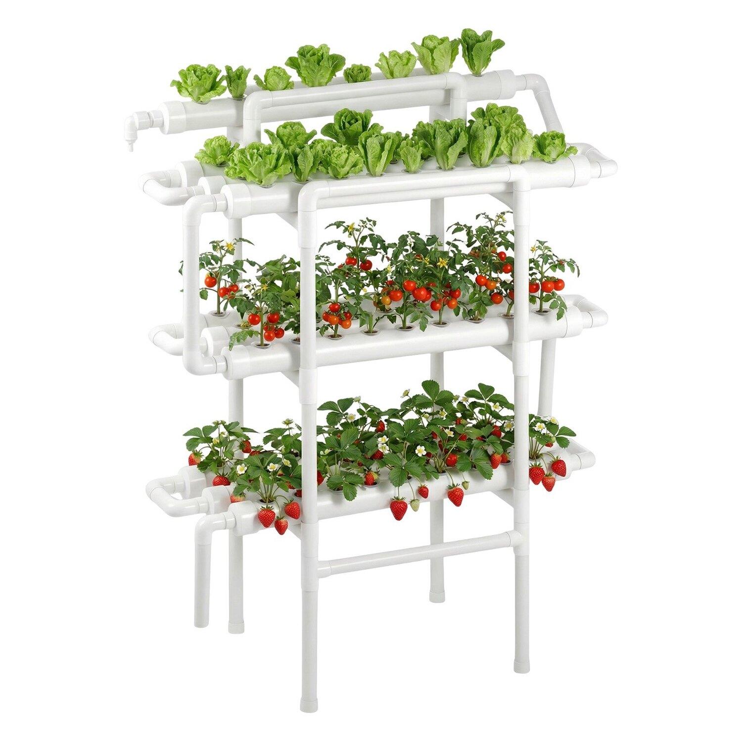 Hydroponics Growing System Kit, 3-Tier 90
