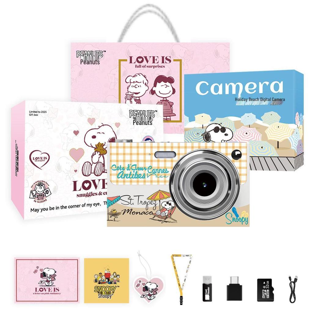 SNOOPY 4K Dual-Camera Entry-Level Mirrorless Camera for Students & Travel Vlogs