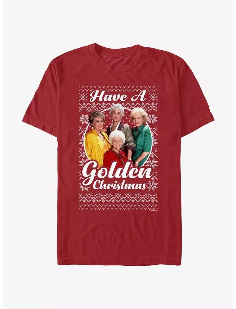 The Golden Girls Golden Ugly Christmas TShirt  RED IA911 Unisex T-Shirt L