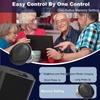 Rechargeable Invisible In-Ear Hearing Aid for Seniors with Noise Reduction and Clear Sound