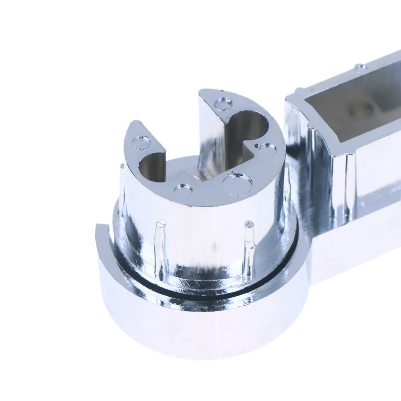 Duschgelenk-Halterungen Für 6Mm Glas Stabilität Für Duschwände Robustes Abs-Material Mit Chrom Design
