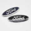 Nowa Naklejka Samochodowa 2026 1 szt. 17,5 cm Emblemat Przód Tył Samochodu Odznaka Bagażnik Maska Naklejka Dekoracyjna Do Ford Edge Escape Fiesta Transit Ranger