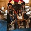 Music M-Megadeth Throw Flannel Blanket Suitable for Sofas Beds Offices Travel, Camping Chairs