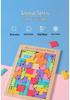 Tetris Kids 3D Animal Shape Wooden Puzzle Blocks