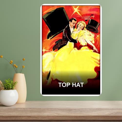 Металлический плакат к фильму  Цилиндр  20x30cm（7.8x11.8inch）