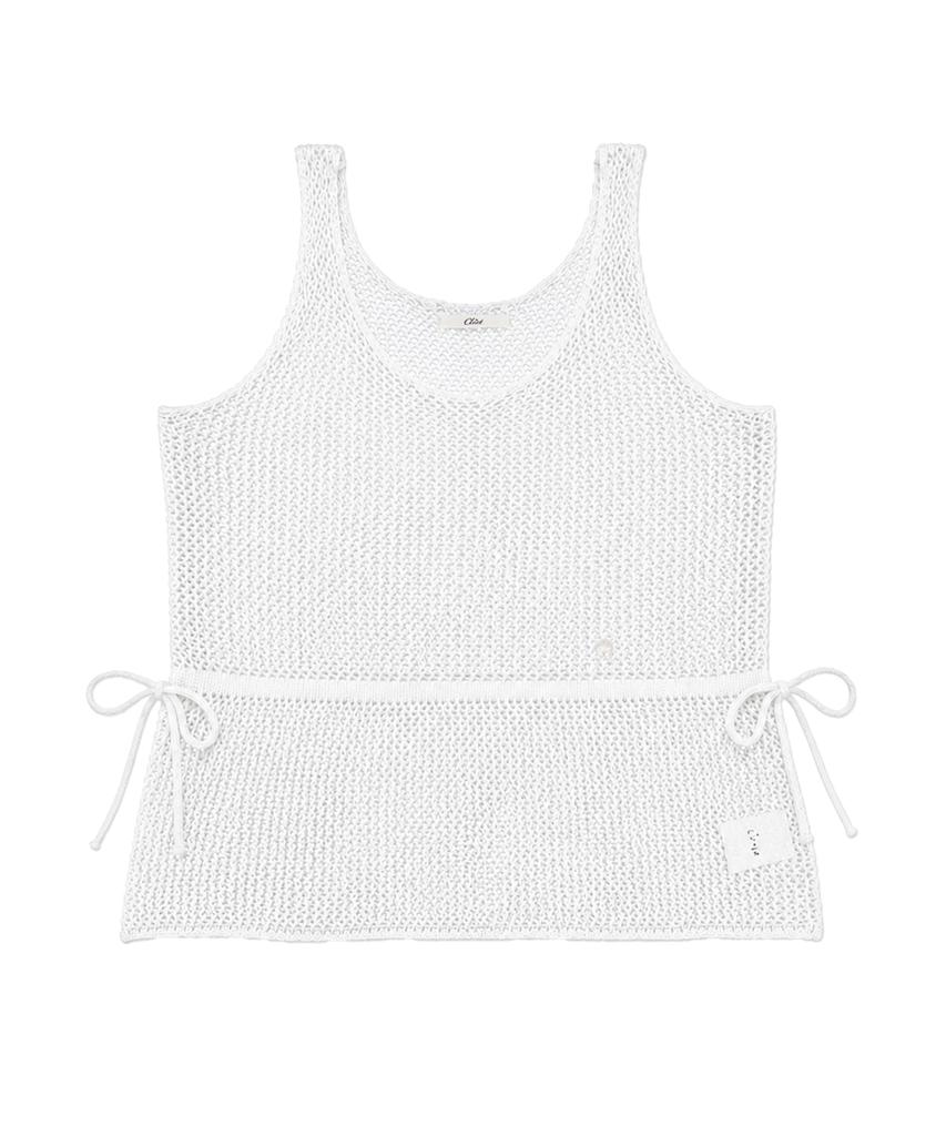 CLO'ET Mesh Crochet Knit Vest + 3 Colors