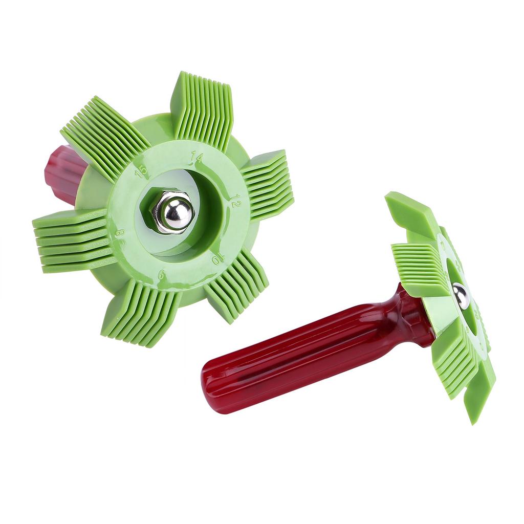 Auto A-C Condenser, Evaporator, Comb, Straightener, Rake, For Clning, Straightening Curved Slats, Compact for Tight Spaces