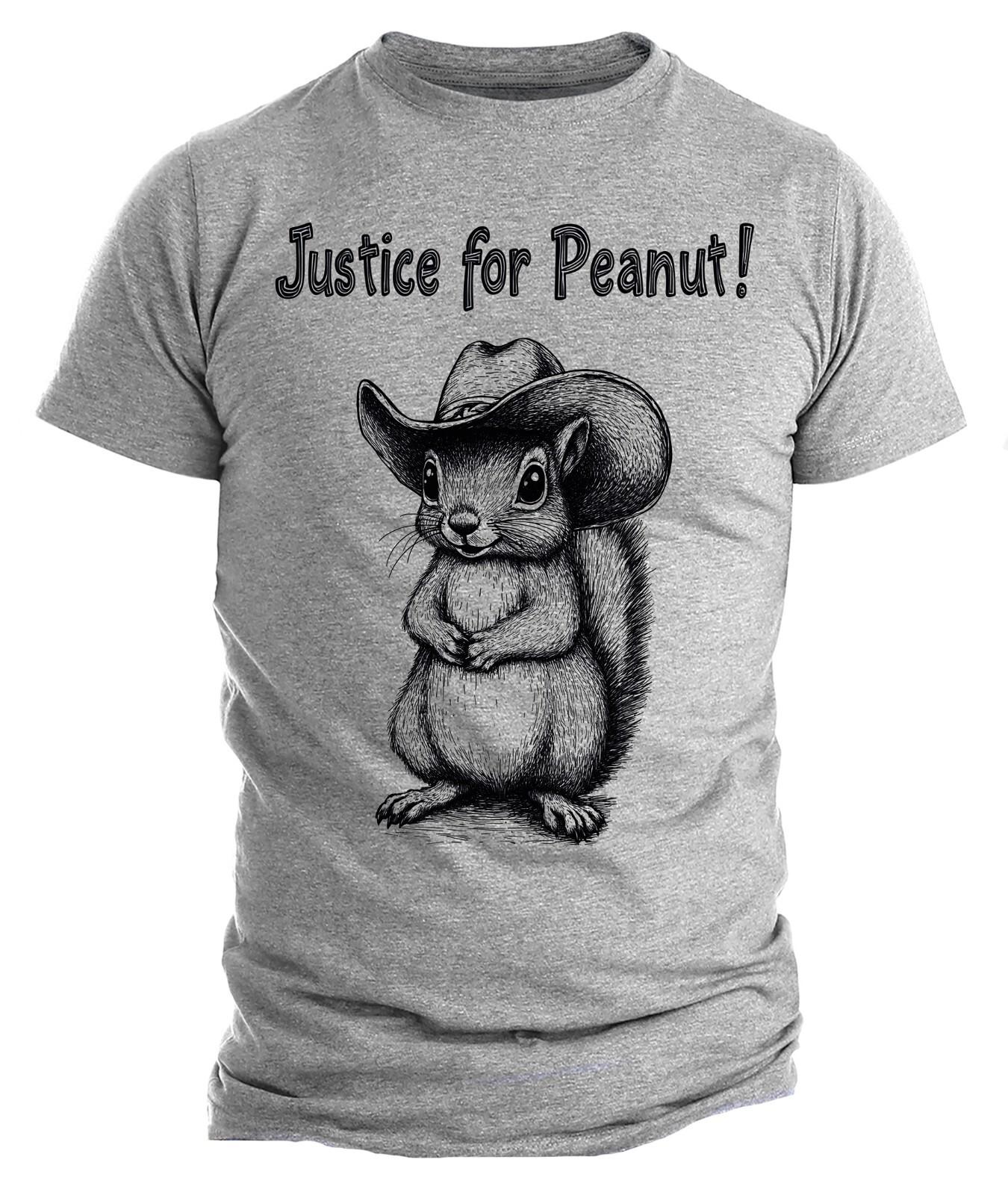 Justice For Peanut The Squirrel Tee Peanut Squirrel Support T-Shirt Mens Womens Tees Top XL