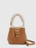 Women's New Retro Lamb Wool Crossbody Bag - Versatile Mini Bucket Handbag