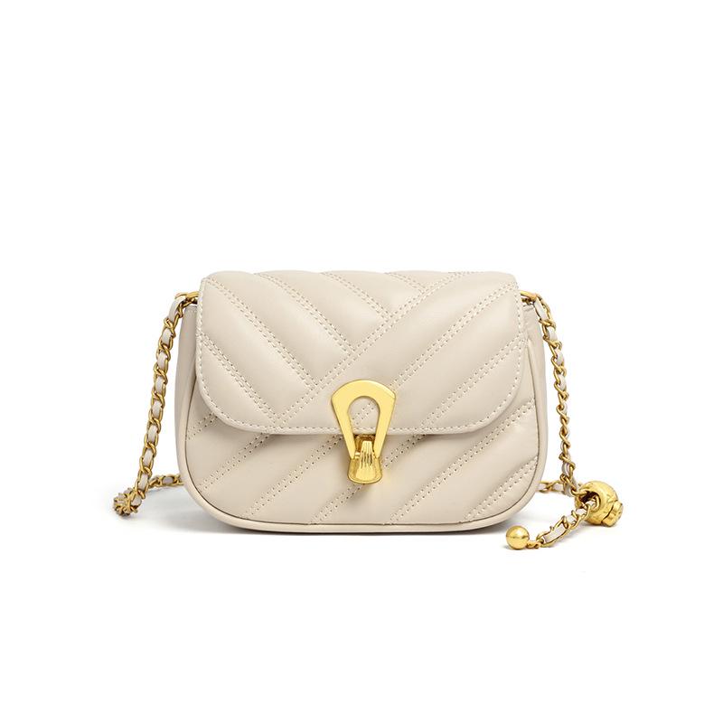 Women's Summer Crossbody Chain Bag: Small, Versatile, Light Luxury Shoulder Bag for Commuting