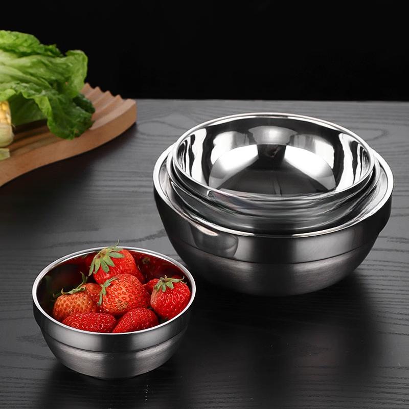 Wutuo 11.5cm Double-Layer Insulated Stainless Steel Bowl
