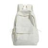 Cute Butterfly Embroidered School Backpack with Front Pocket Casual Daypack for Girls Daily Use