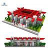 KNEW BUILT Modelo de Estádio de Futebol Blocos de Construção Micro Mini Brinquedos - Incrível Decoração de Mesa e Casa Presente Ideal para Aficionados por Futebol