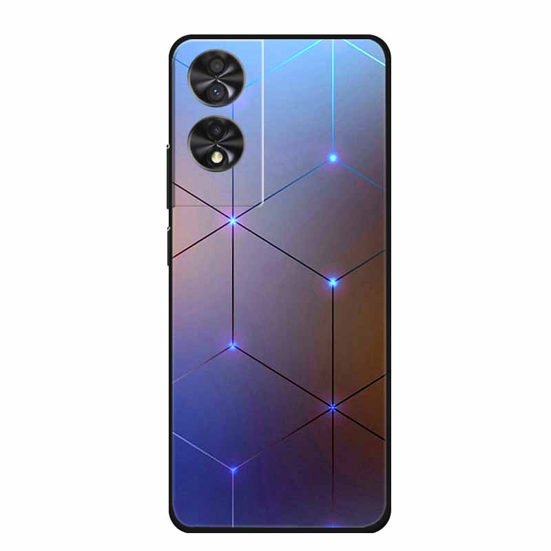 Para TCL 40 NxtPaper 4G 6.78" Funda Animales TPU Silicona Suave Fundas de Teléfono Cubierta para TCL40 NxtPaper Protector Lobo Dibujos Animados Coque