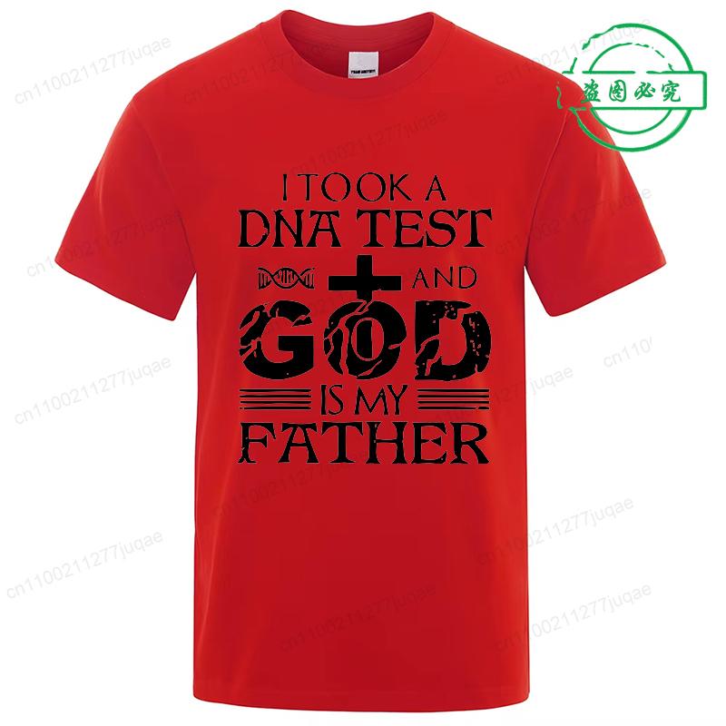 2025 Newest Fashion T-Shirt God Is My Father Jesus Summer T-Shirts Men's /Women's Short Sleeve Popular Tees Shirt Tops Unisex