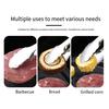 Yousheng Kitchen Tongs with Anti-Slip Handle And Silicone Scalloped Edges, Stainless Steel Locking Food Clips for Grilling BBQ Salad, Dishwasher