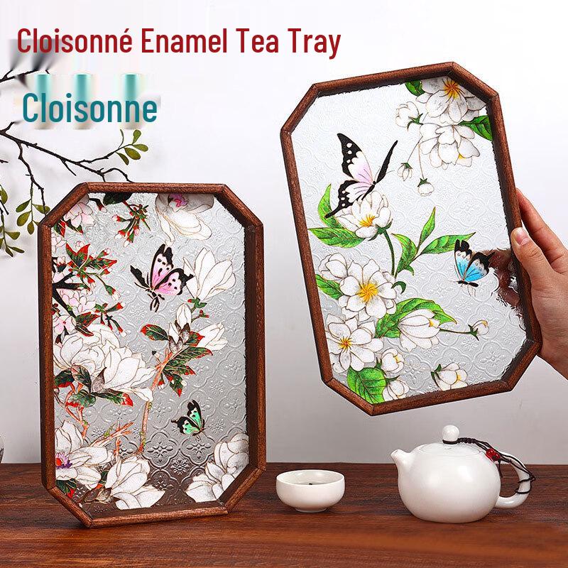 Cloisonné Enamel Tea Tray DIY Kit