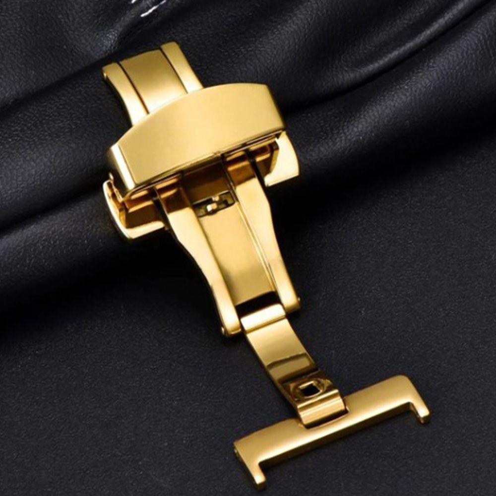 

Пряжки складная пряжка для часов, запасные части для часов, раскладывающаяся застежка-бабочка, двойная кнопка