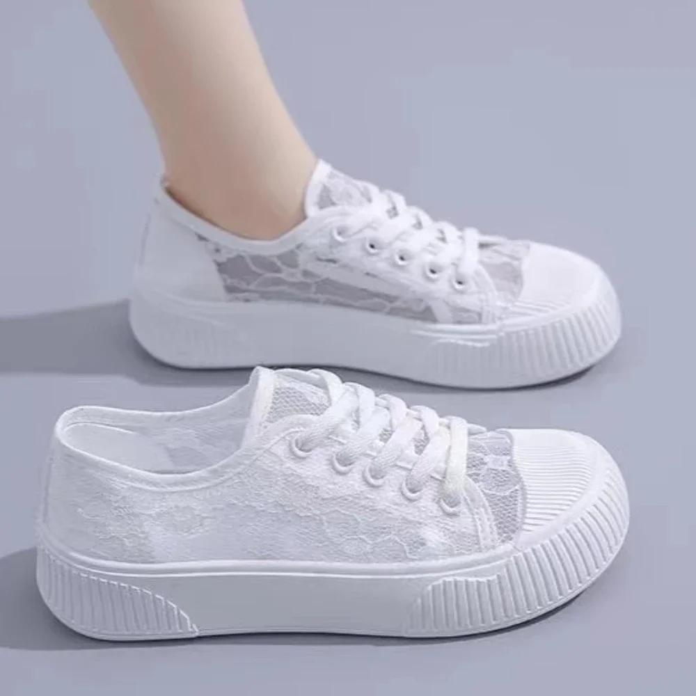 Women Sneakers 2024 New Summer Mesh Designer Shoes Platform Casual Women Sneakers Ladies Comfortable Women Vulcanize Shoes