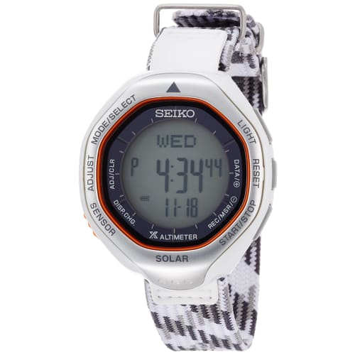 

Годинник Seiko Prospex Зимовий дизайн Лімітована серія Сонячний годинник з функцією запису даних про альпінізм, SBEB039, Сірий