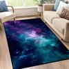 Galaxy Area Rug Outer Space Starry Sky Large Carpet for Home Living Room Bedroom Sofa DecorCarpet Dark Blue Non-slip Floor Mat