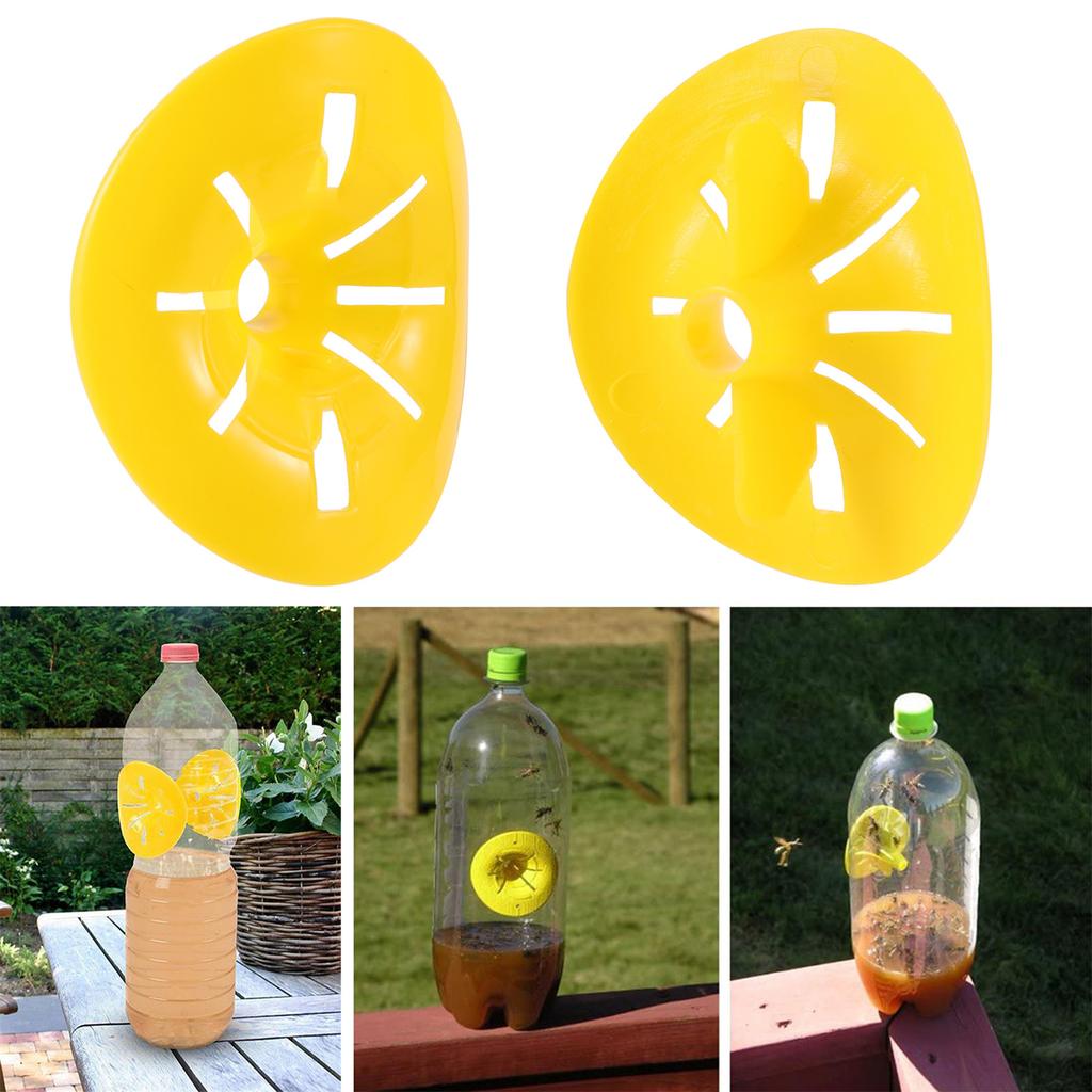 Wasp Trap Catcher Flower Shape Flying Insects Funnel Trap Bee Hornet Killer Garden Home Outdoor Pest Control Tool 1/5/10PCS