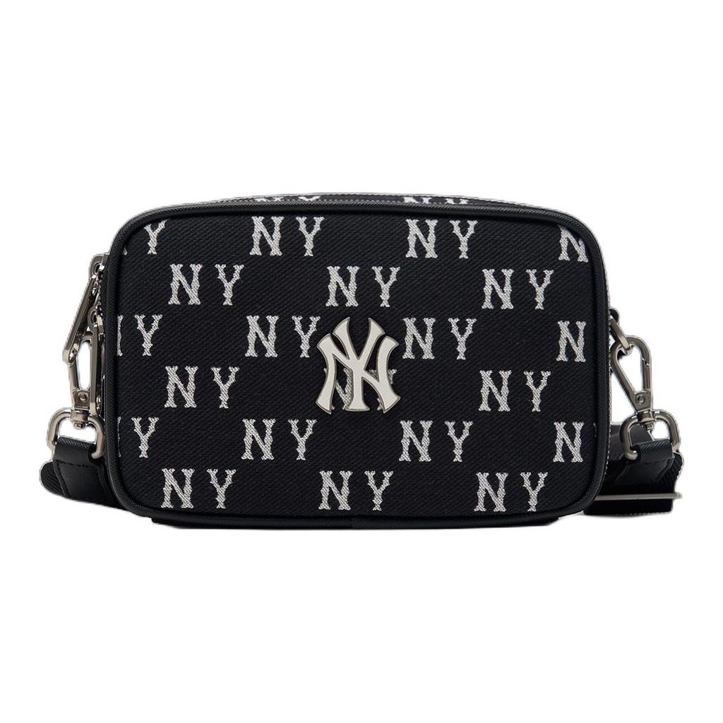 New MLB Cotton And Polyester Blend One Shoulder Handbag Crossbody Bag Regular Unisex Black 3ACRS014N-50BKS