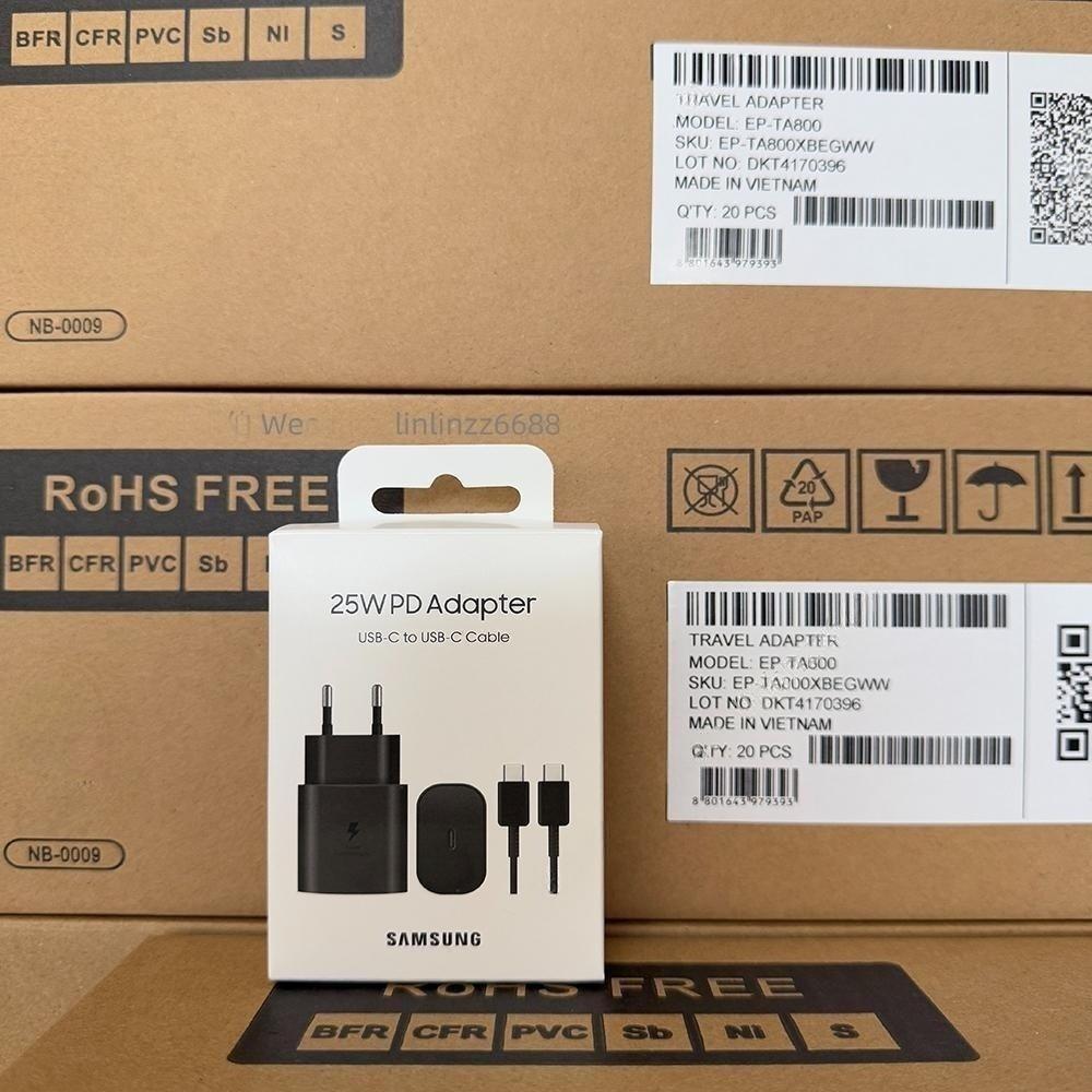 Samsung 25W TA800 PD Travel Adapter EU (with USB-C to USB-C Cable)