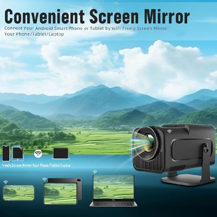 Projector 4K 1080P Support Portable Projector Bluetooth-compatible Projector Auto Horizontal Correction 180° Rotatable