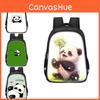 Panda Large Size 3d Backpack Durable Oxford Cloth Lightweight For Kids
