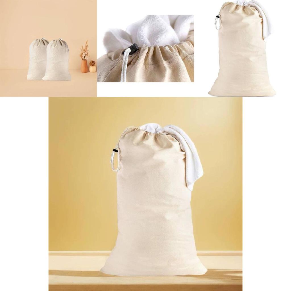 Umweltfreundlicher Baumwoll-Wäschesack zur Aufbewahrung im Schlafzimmer Einfache moderne Heimlösung