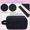 Canvas Travel Toiletry Bag With Water Wash Fabric For Men And Women