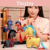 Chinese Zodiac Year Of The Horse Plush Toy With Necklace And Tassel Decorations For New Year Gifts