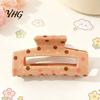 Decorative Hair Pins for Travel Colorful Polka Dot Claw Clip Women, Sweet Macaron Style Non-slip Shark Trendy Accessories Women Gripper Thick