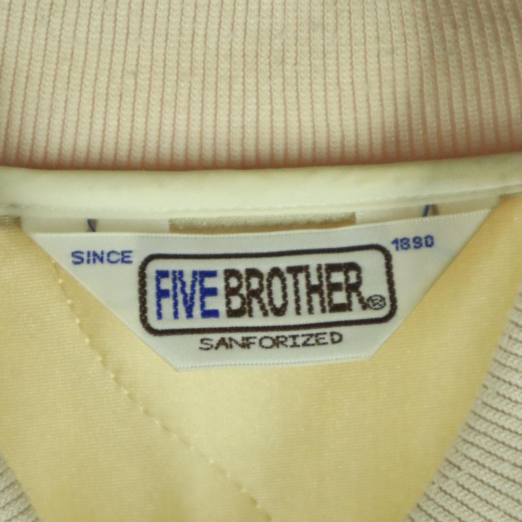 FIVE BROTHER 22FW Long sleeve Quilted jacket M Ivory Women Used