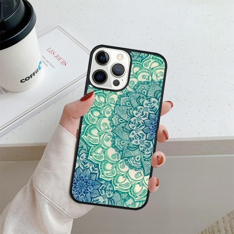 Indian Pattern Mandala Phone Case For iPhone 17 Air 16 Pro Max 15 14 Plus 12 13 Shell Cover Coque