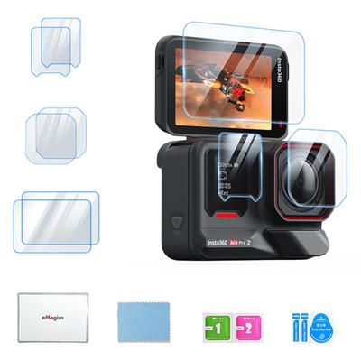 Tempered Glass Protection Glass Film 9H Hardness Lens Protection Protective Film Anti-Scratch Anti-Bubble for Insta360 Ace Pro 2