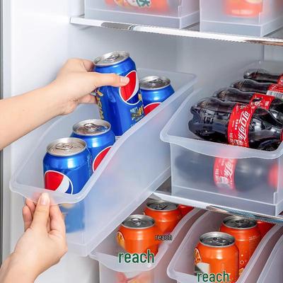 Double-Layer Refrigerator Drink Storage Organizer for Beer & Cola Cans