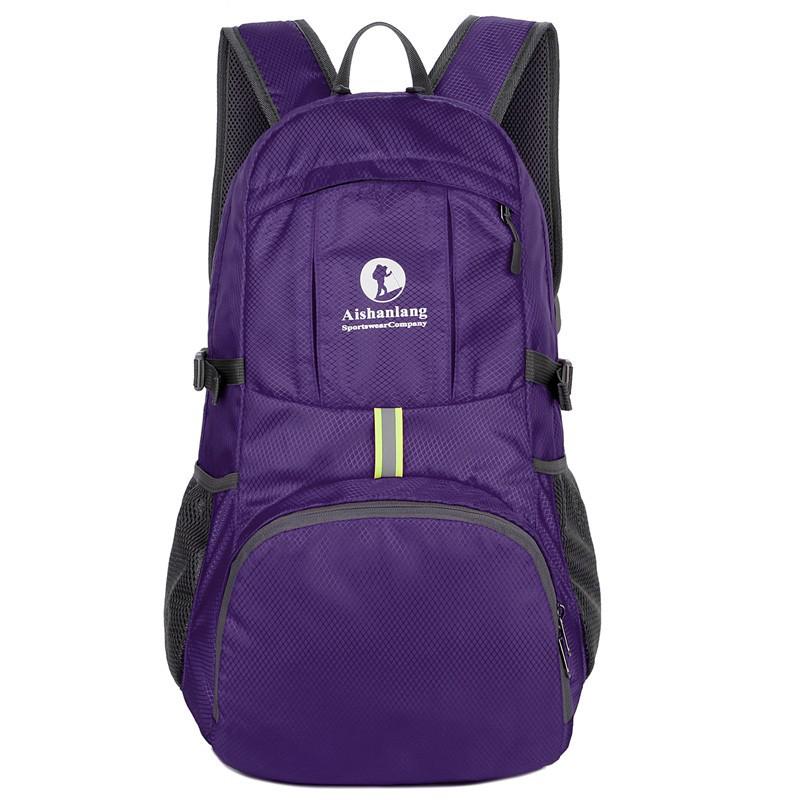 Lättvikts Vikbar Stor Kapacitet Unisex Utomhus Rese- & Sportryggsäck