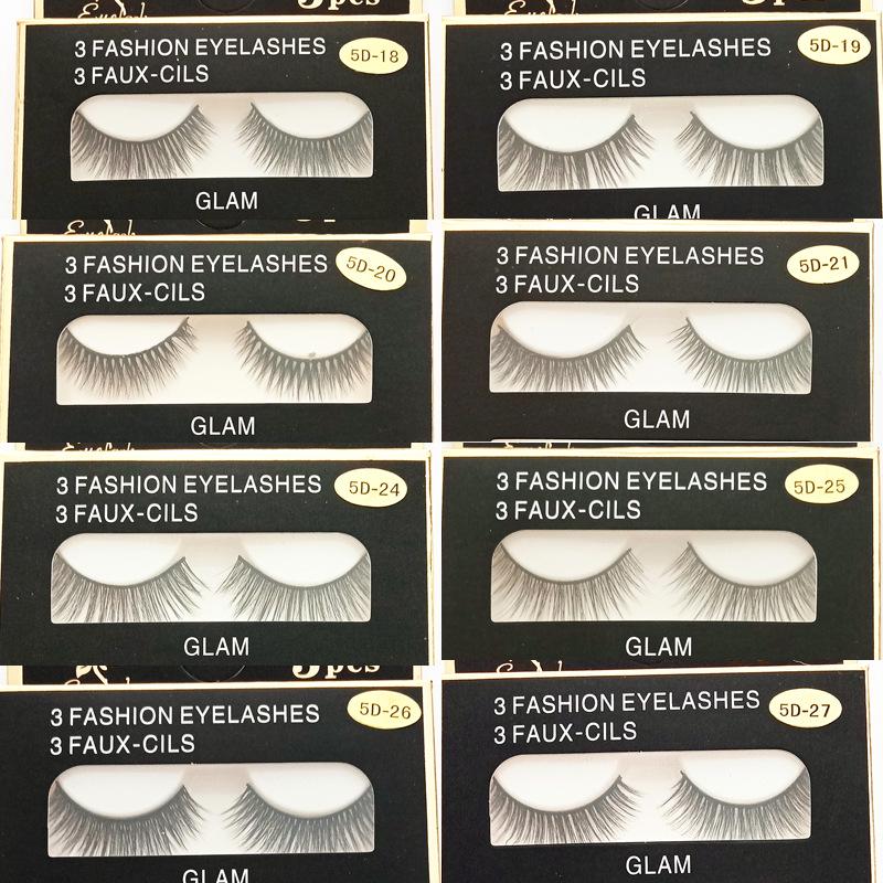 3D Triple Pack Natural Long False Eyelashes – Multi-Style & Multi-Layered